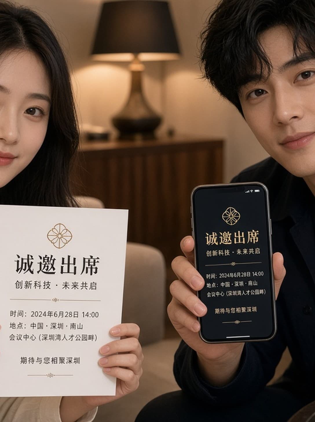 活动平面设计 · 邀请函与传播图片