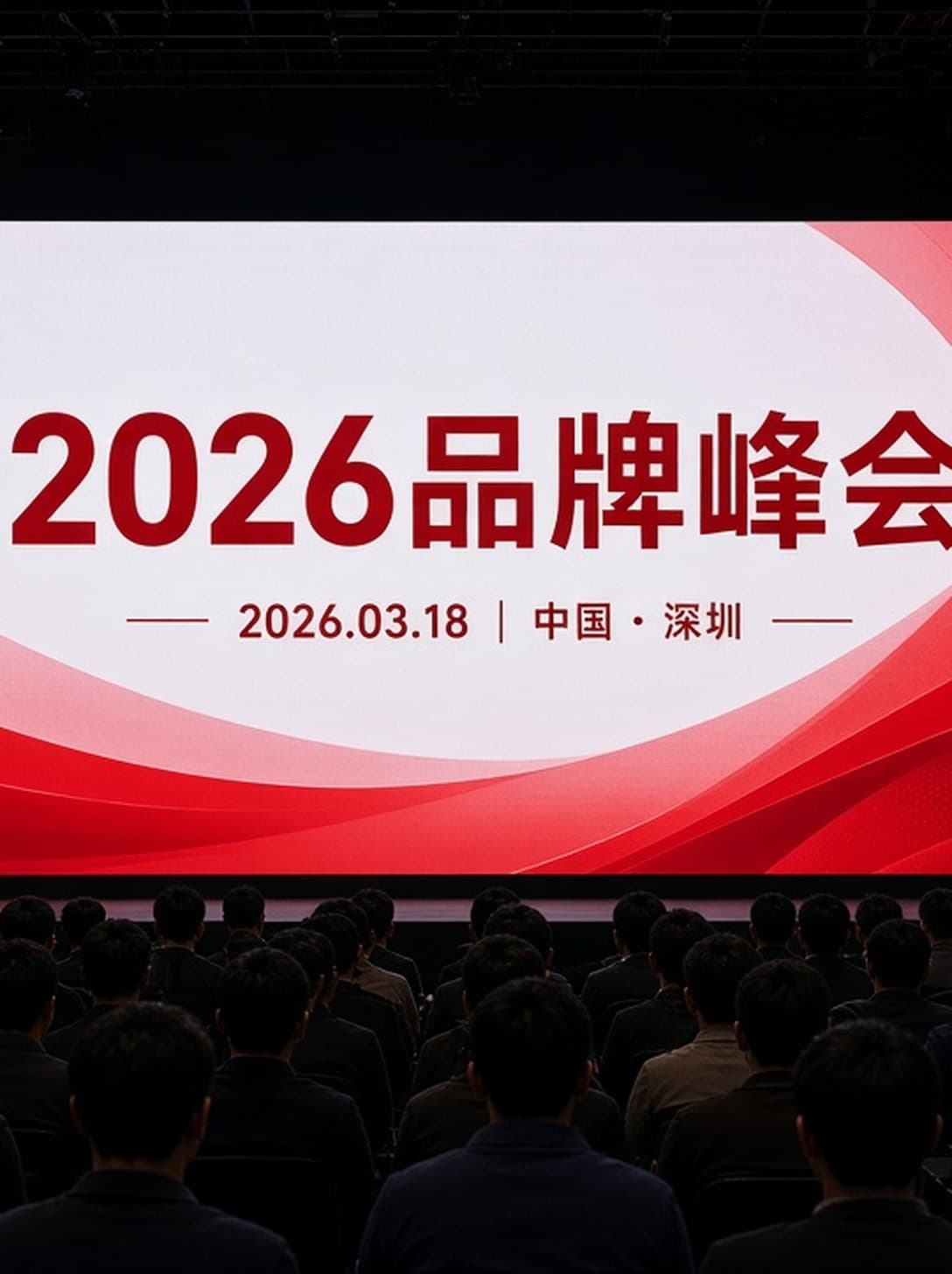 活动平面设计 · 屏幕与现场画面